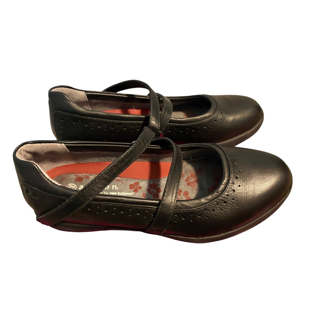 Aravon by New Balance Jodi Mary Jane Black Women's Size 6.5 Comfort Travel